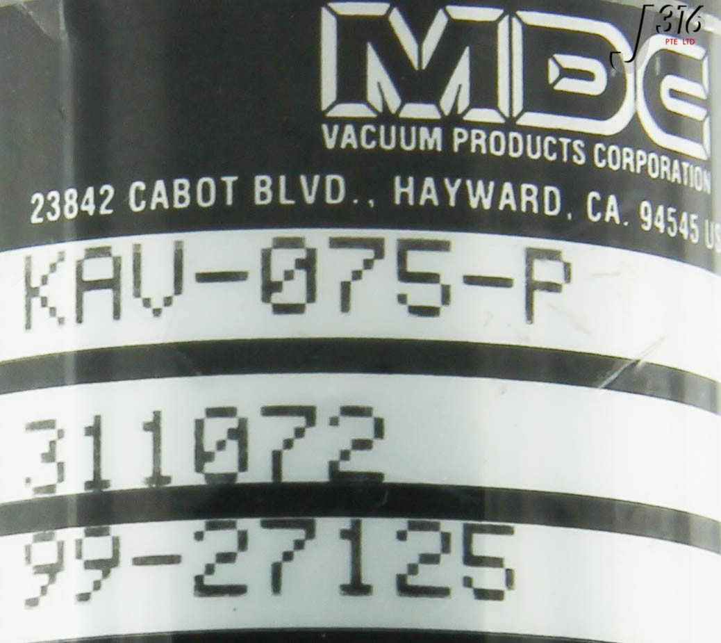 BLVD 4255 MDC PNEUMATIC ANGLE VALVE KAV-075-P | eBay